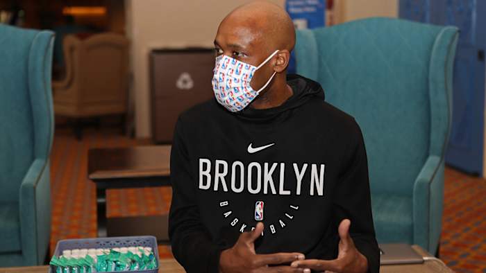 Nets head coach Jacque Vaughn